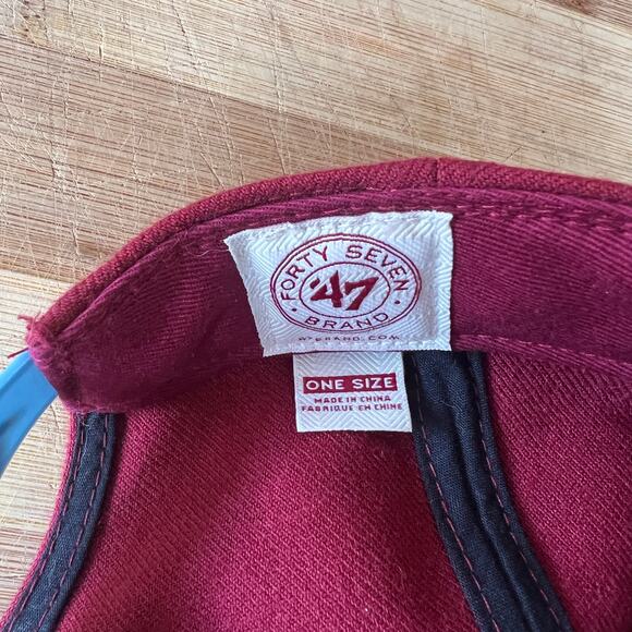 Phillies Maroon and Gray Snapback Hat - Picture 8 of 11